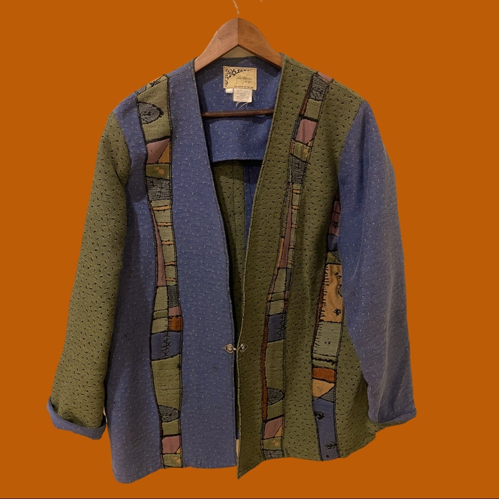 Judy Joannou Designer Patch Jacket